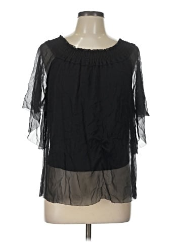 Elie Tahari 3/4 Sleeve Silk Top (view 1)