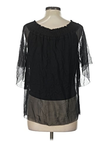 Elie Tahari 3/4 Sleeve Silk Top (view 2)