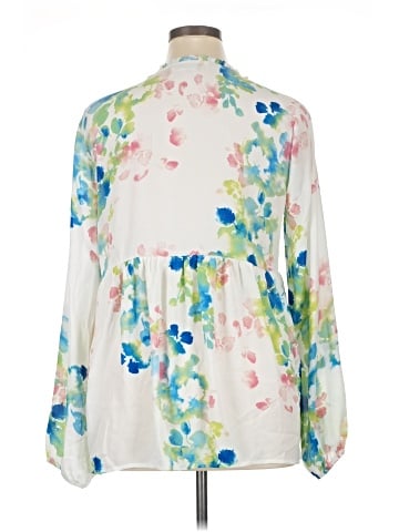 Studio B by BOBEAU 3/4 Sleeve Blouse (view 2)