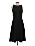 Ann Taylor 100% Polyester Solid Black Cocktail Dress Size 2 - photo 1