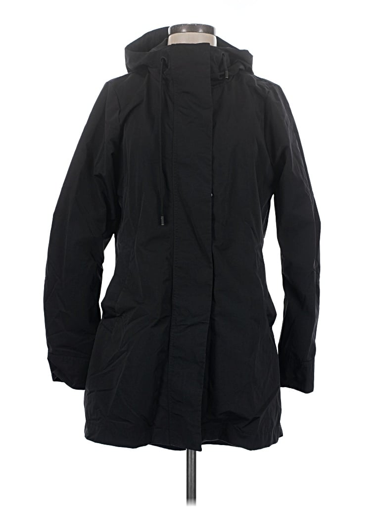 Pre-owned Athleta Raincoat In Black