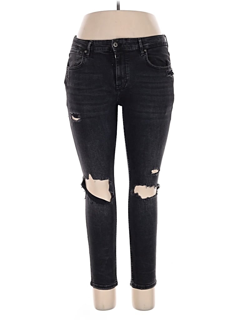 Pre-owned Pull & Bear Jeans In Black