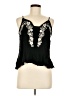 Eyeshadow 100% Rayon Black Sleeveless Blouse Size M - photo 1