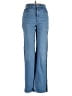 PacSun 100% Cotton Color Block Black Blue Jeans Size 25 waist - photo 1