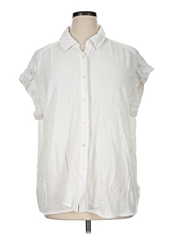Jane and Delancey Sleeveless Button-Down Shirt (view 1)