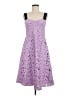 J.Crew 100% Polyester Floral Purple Cocktail Dress Size 6 - photo 1