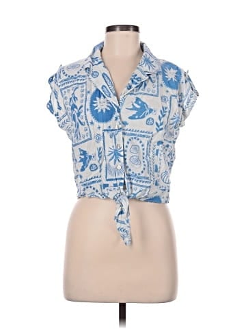 Calypso St. Barth Short Sleeve Blouse (view 1)