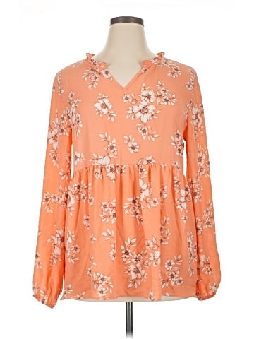 Studio B by BOBEAU Long Sleeve Blouse (view 1)