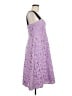 J.Crew 100% Polyester Floral Purple Cocktail Dress Size 6 - photo 4