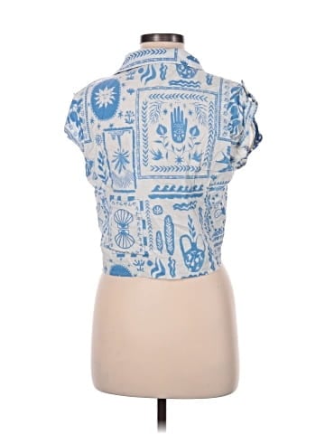 Calypso St. Barth Short Sleeve Blouse (view 2)