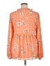 Studio B by BOBEAU Orange Long Sleeve Blouse Size XL - photo 2