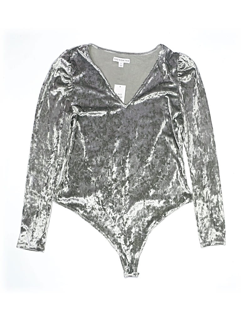 And Now This Bodysuit In Silver