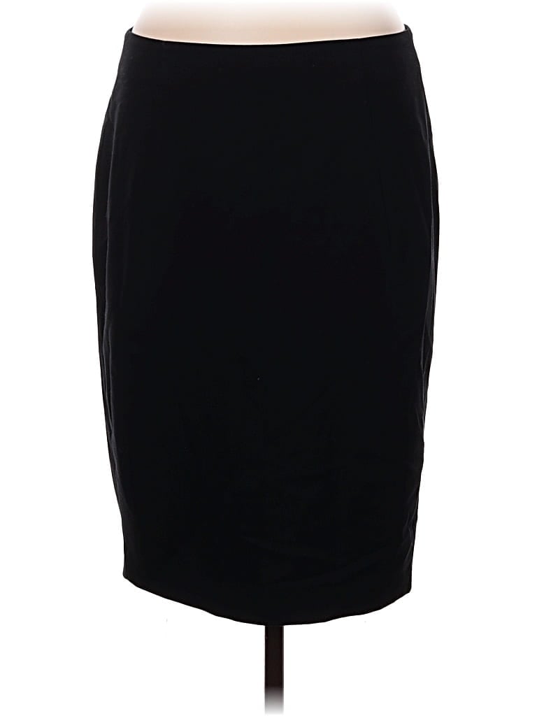 Pre-owned Zara Basic Formal Skirt In Black