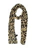 Cejon 100% Polyester Animal Print Tan Scarf One size - photo 1