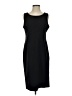 Kasper Solid Black Cocktail Dress Size 4 - photo 1