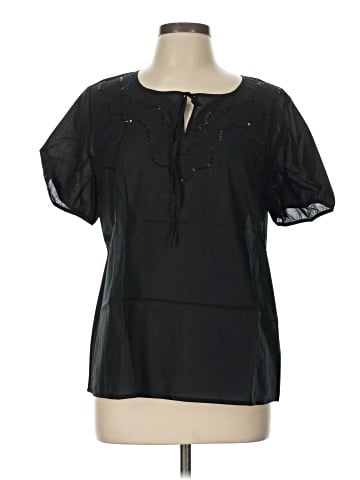 Liz Claiborne Short Sleeve Blouse (view 1)