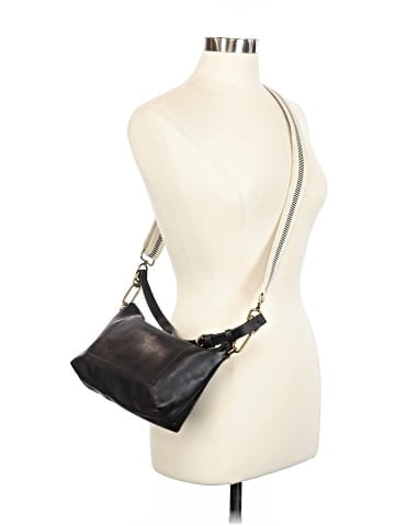 Madewell The Leather Carabiner Crossbody Sling Bag: Webbing Strap Edition (view 2)