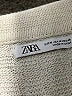 Zara Ivory Short Sleeve Button-Down Shirt Size M - photo 7