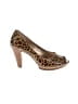 Sofft Animal Print Brown Heels Size 7 1/2 - photo 1