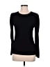 Express Outlet Black Long Sleeve Top Size M - photo 1