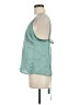 Harlyn 100% Polyester Teal Sleeveless Blouse Size M - photo 5