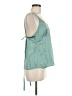 Harlyn 100% Polyester Teal Sleeveless Blouse Size M - photo 4