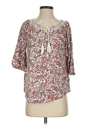 Ruff Hewn 3/4 Sleeve Blouse (view 1)