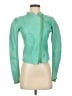 Unbranded 100% Leather Green Leather Jacket Size S - photo 1