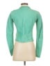 Unbranded 100% Leather Green Leather Jacket Size S - photo 2
