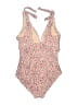 Kona Sol Tweed Ivory One Piece Swimsuit Size S - photo 2