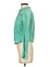 Unbranded 100% Leather Green Leather Jacket Size S - photo 5