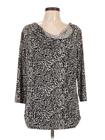 Laura Ashley 3/4 Sleeve Top (view 1)