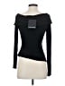 Halston Black Long Sleeve Top Size XS - photo 2