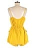 One Clothing 100% Rayon Solid Yellow Romper Size M - photo 2