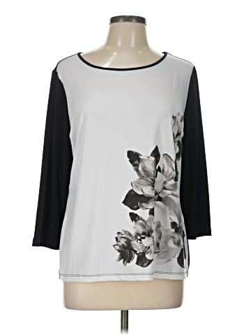 Easywear by Chico's 3/4 Sleeve T-Shirt (view 1)
