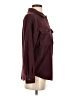 Pink Rose 100% Polyester Burgundy Coat Size S - photo 4