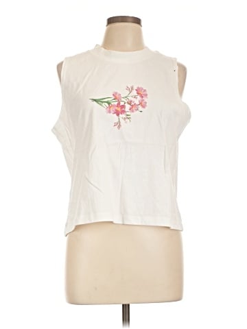 Point Sleeveless T-Shirt (view 1)