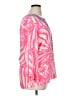 Lilly Pulitzer Pink 3/4 Sleeve Blouse Size XL - photo 4