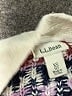 L.L.Bean 100% Cotton Chevron-herringbone Ivory Cardigan Size XS - photo 4
