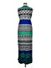 Chico's Graphic White Green Casual Dress Size XL (3) - photo 2