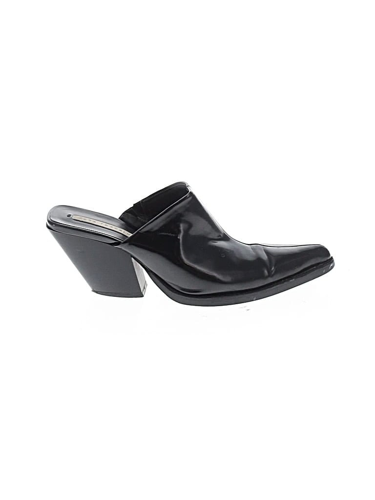 Pre-owned Zara Trf Mule/clog In Black