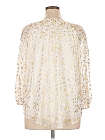 LC Lauren Conrad 3/4 Sleeve Blouse (view 2)