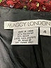 Maggy London Tweed Multi Color Burgundy Blazer Size 4 - photo 6