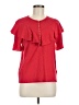 NATION LTD Red Short Sleeve Top Size M - photo 1