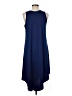 West Loop Solid Blue Casual Dress Size M - photo 2