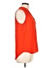 CAbi Orange Sleeveless Button-Down Shirt Size L - photo 4