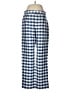 J. McLaughlin Checkered-gingham Blue Casual Pants Size 4 - photo 1
