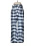 J. McLaughlin Checkered-gingham Blue Casual Pants Size 4 - photo 2