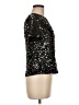 SLNY Black Short Sleeve Blouse Size 8 - photo 4
