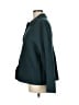 Eileen Fisher 100% Wool Teal Coat Size M - photo 5